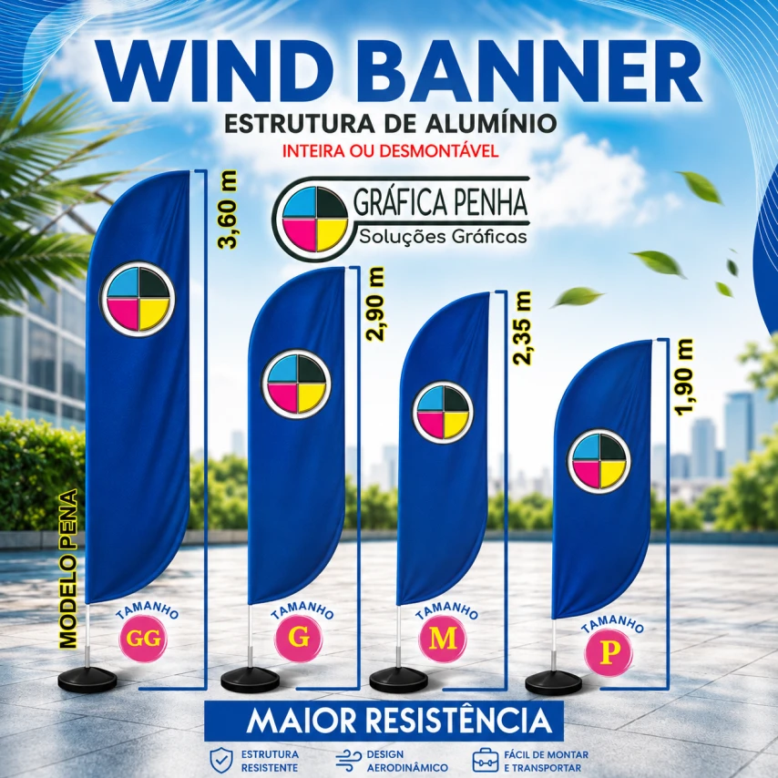Wind Banner Personalizado M
